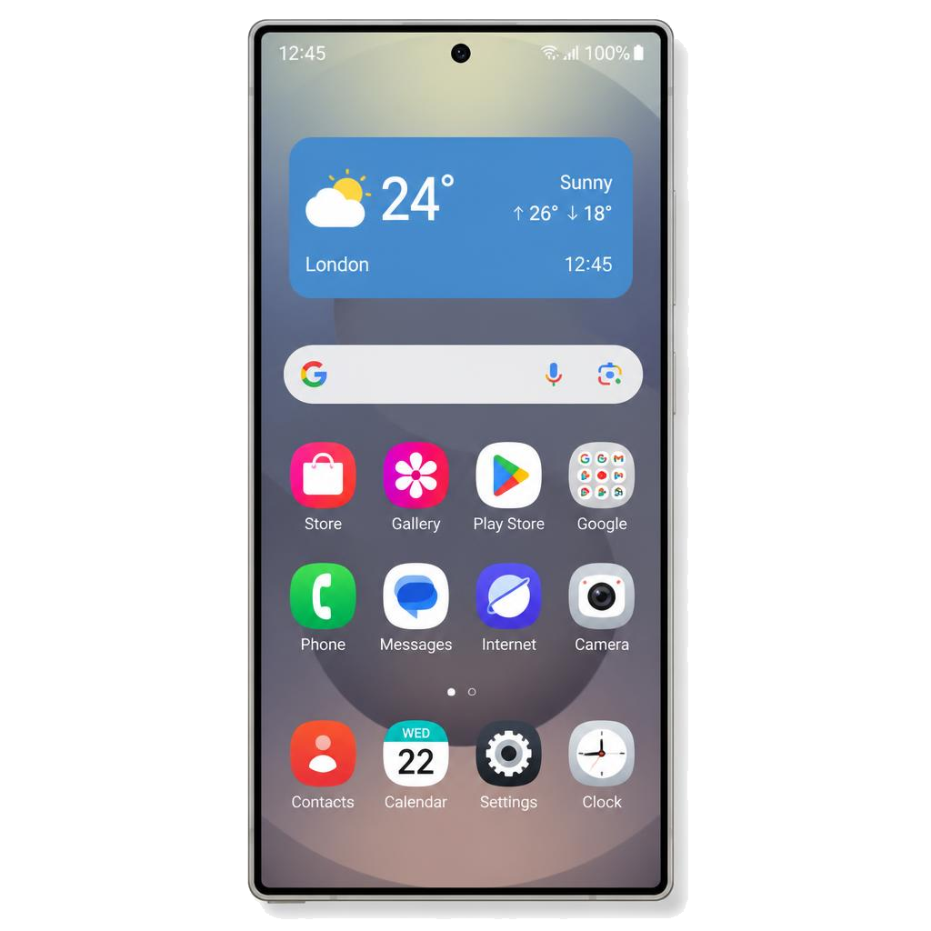Bli kjent med telefonen (Samsung)