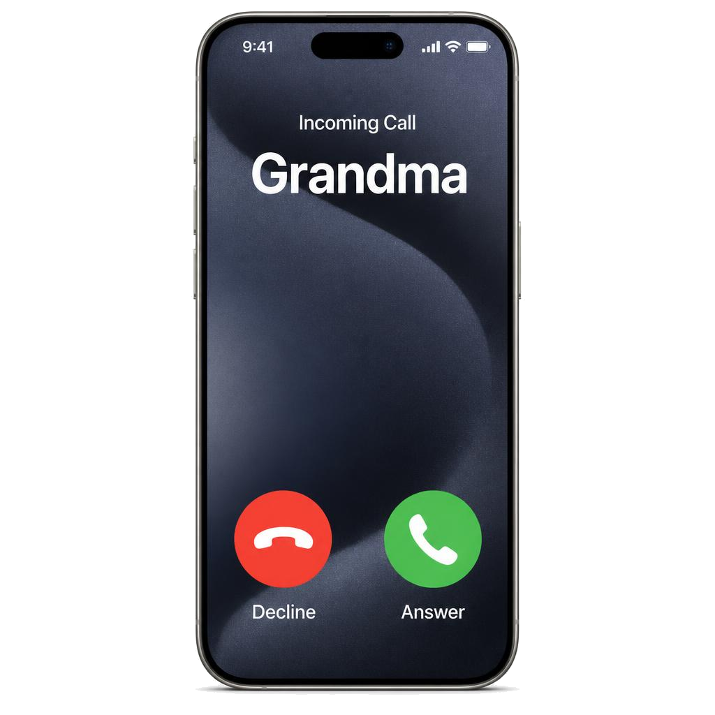 Ring, svar og videosamtale (iPhone)